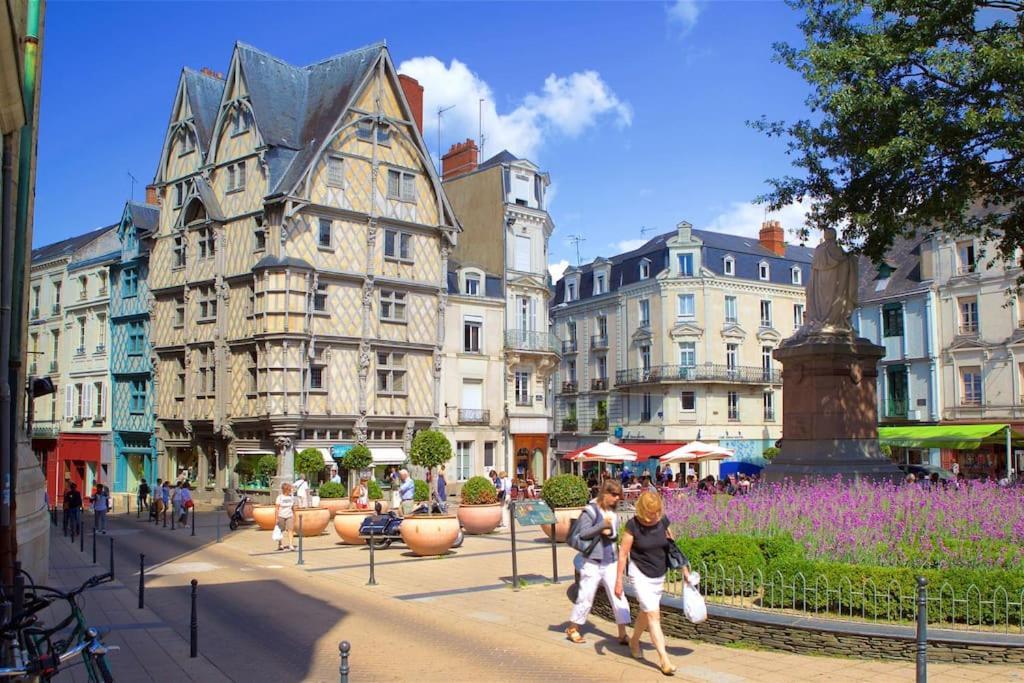 Angers Centre- Gare - Chateau - Duplex 2 Chambres Bagian luar foto